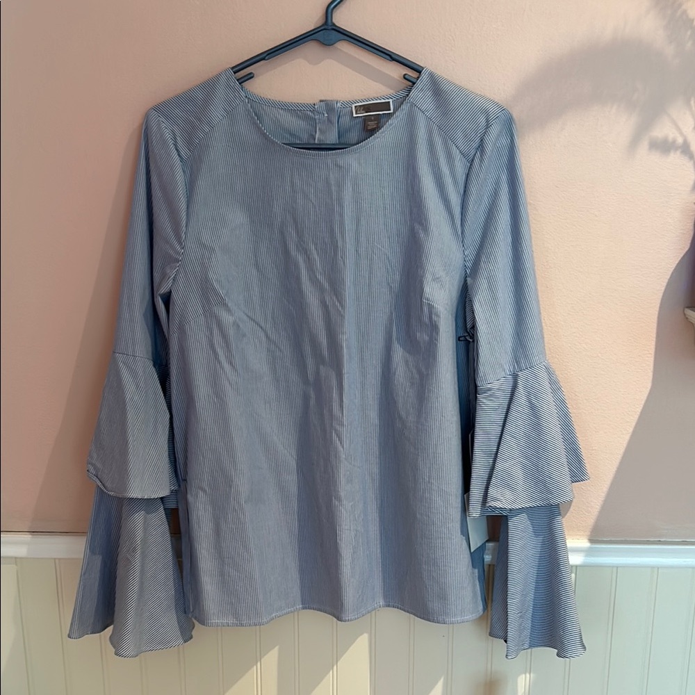 Blue Striped Women's Top